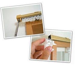 カーテンからシェードへ取り替える場合