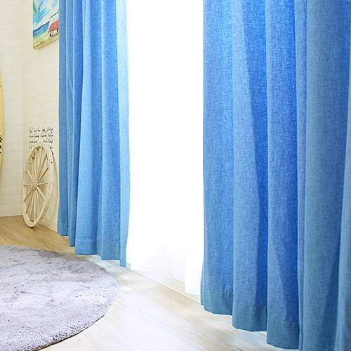 Beekalene サイズオーダーカーテン【CH503】ブルービー｜カーテン 