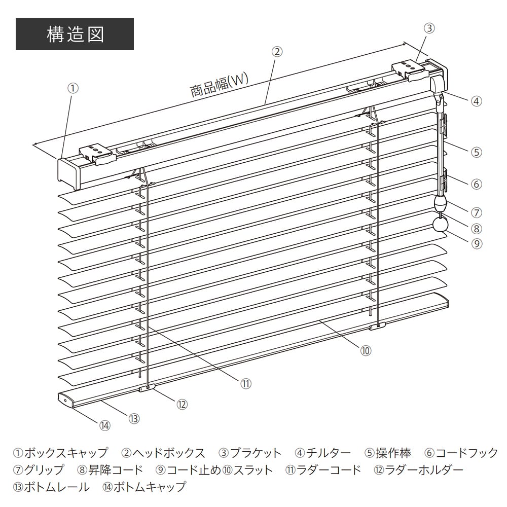 アルミブラインド「Pisyu2」耐水・シングル