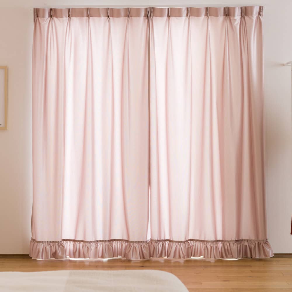 レースカーテン 【RH2003】メルティシフォン ピンク