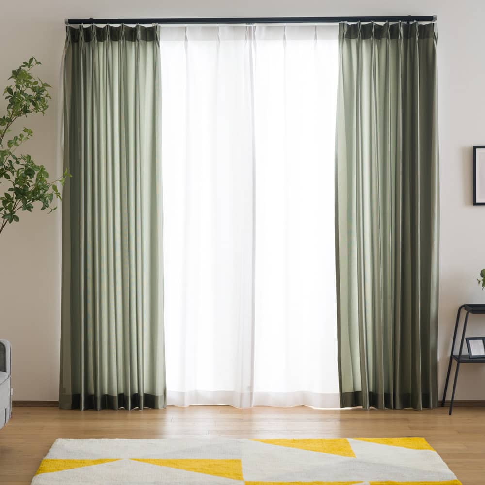 レースカーテン 【RH2003】メルティシフォン グレー