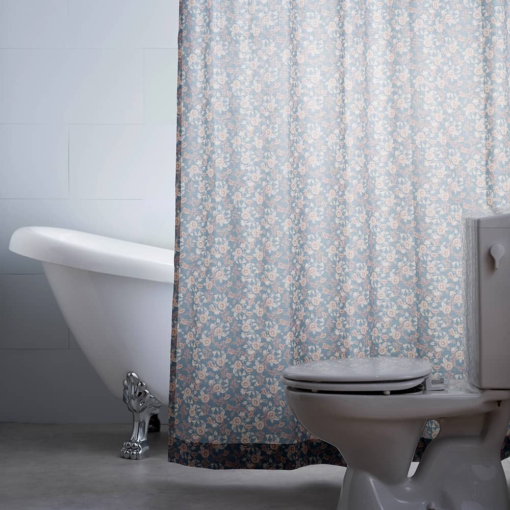 スペイン直輸入VILBER製洗面所の間仕切におすすめの撥水シャワーカーテン