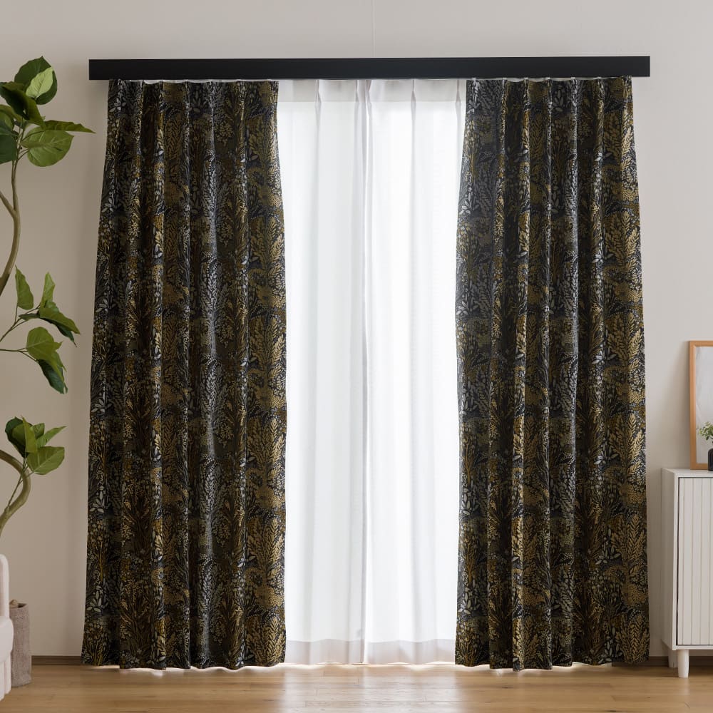 インポートカーテン Joyper【YH8023】シャドウガーデン