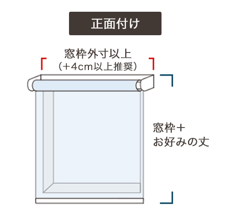 ロールスクリーン 無地