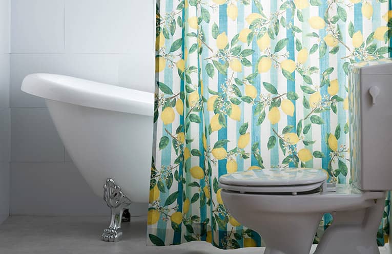 サイズオーダーできるシャワーカーテン