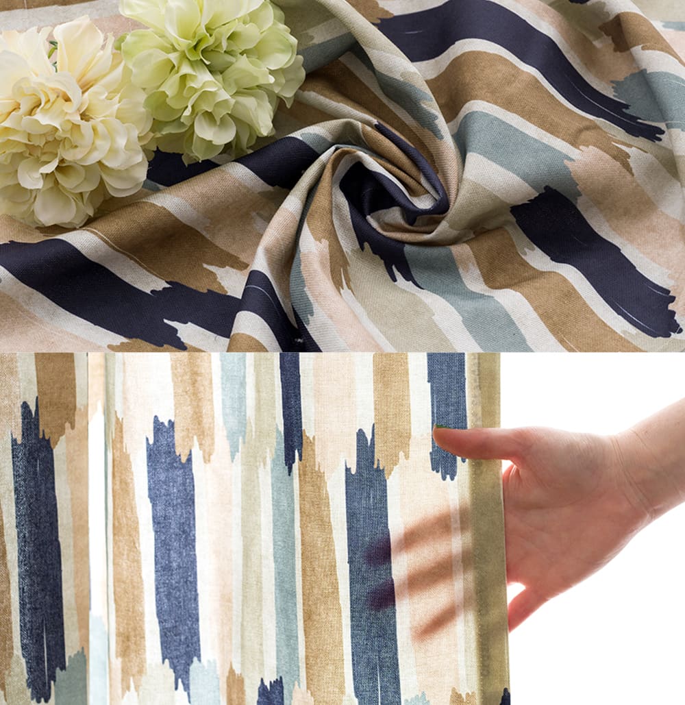 オーダーカーテン 生地の質感・透け感