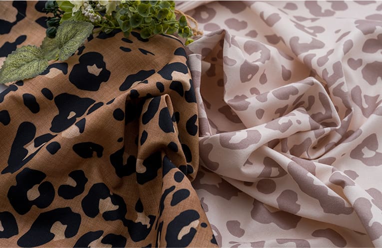 ナチュラルで可愛いレオパード柄