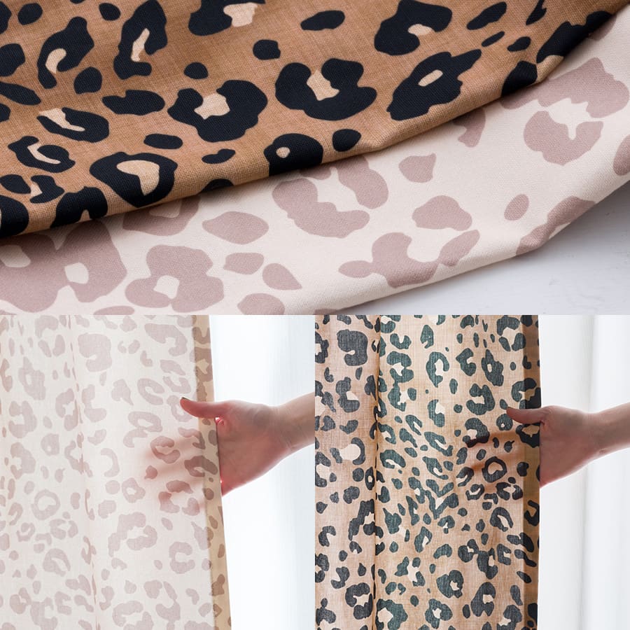 オーダーカーテン 生地の質感・透け感