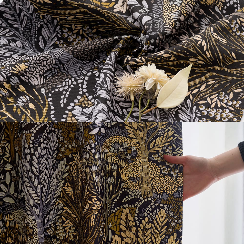 オーダーカーテン 生地の質感・透け感