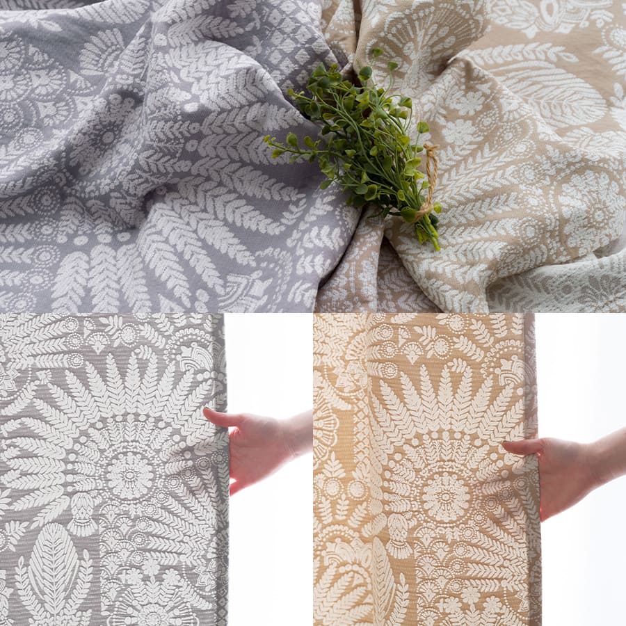 オーダーカーテン 生地の質感・透け感