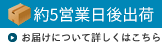 約5営業日後出荷