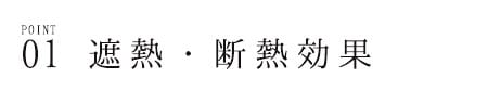 遮熱効果64.5%のサンシェード