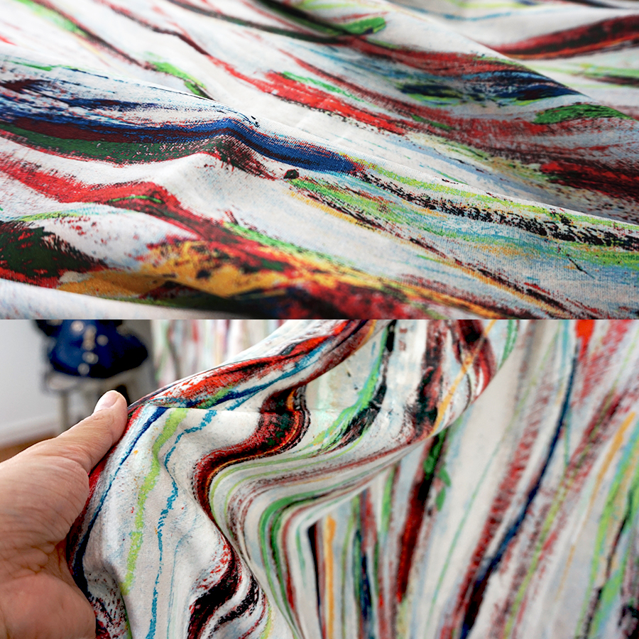 オーダーカーテン 生地の質感・透け感