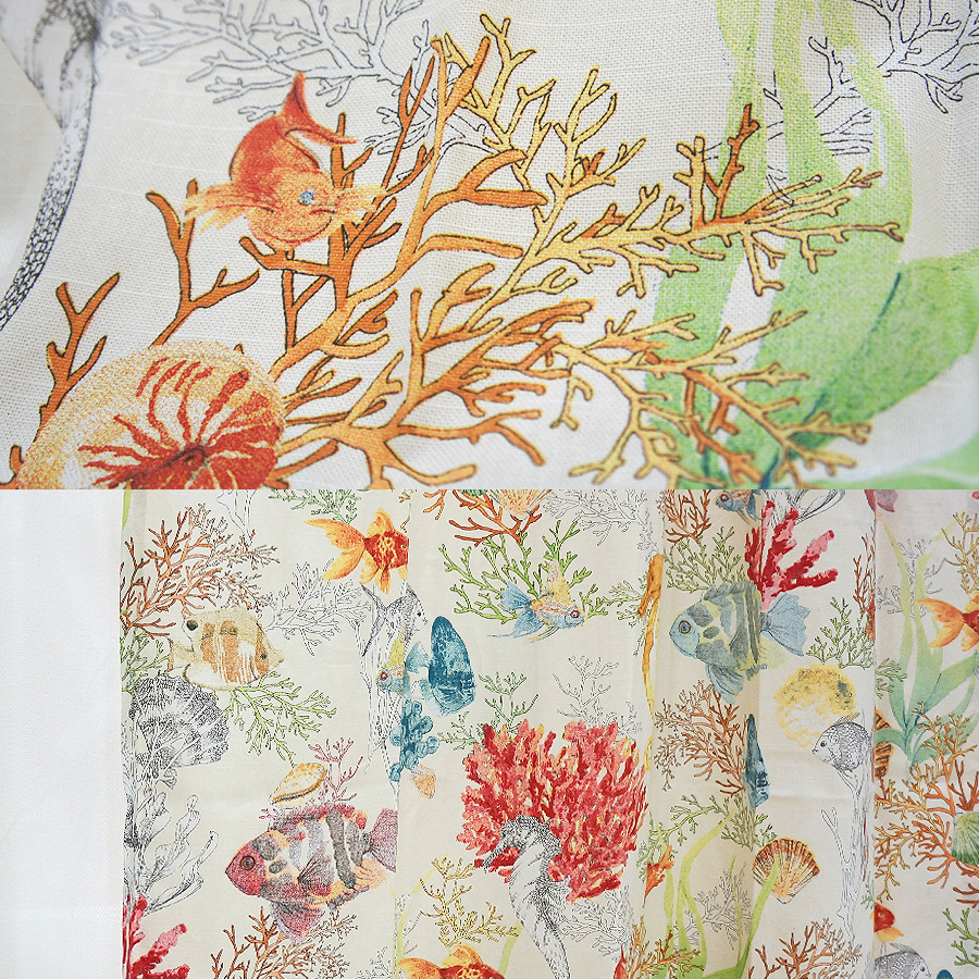 オーダーカーテン 生地の質感・透け感